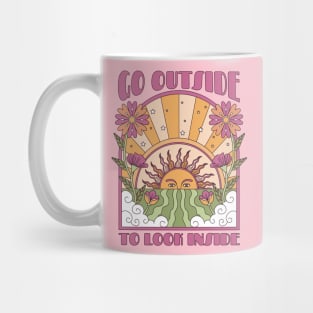 Go outside to look inside Mug